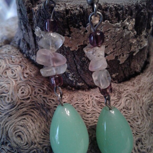 Handmade Bead Earrings - Picture 3 of 3